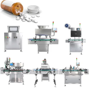 Phamaceutical Capsule Bottle Packing Machine Capsule Tablets Pills Bottle Counting &amp; Filling Packing Line