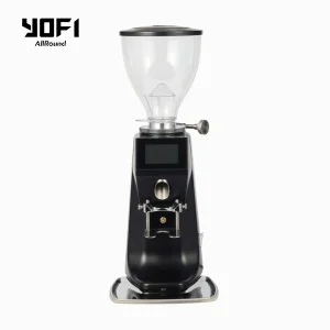 Professional Touchscreen Controlled Conical Burr Mill Durable Aluminum Alloy Build Coffee Grinder