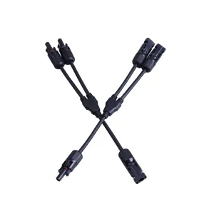 Solar Connectors Y Branch Parallel PV Adapter Cable Solar Panel Connector