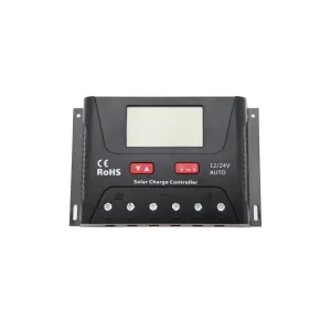 وحدة تحكم شحن شمسي أوتوماتيكية وحدة تحكم PWM شاشة LCD مزدوجة USB 5V مخرج لوحة شمسية منظم PV
