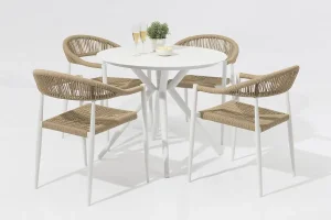 High-Quality Alum Dining 5pcs Set