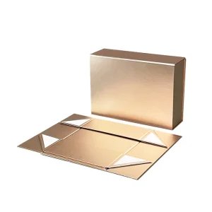 Custom Ribbon Handle pink Rigid Paper Cardboard Packaging Magnetic Folding Paper Mothers Day Wedding Magnetic Luxury Gift Box