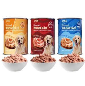 Comida enlatada para perros mojados Comida para cachorros Mousse Pate Apetitoso Puré 375g Sabor variado