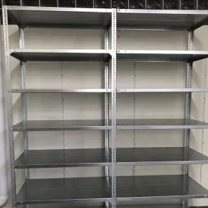 Easy Dexion Steel Slotted Angle Corrosion Protection Boltless 5 Layer Durable Industrial Shop Shelving Racking System