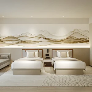 Conjunto de dormitorio de hotel de lujo de Foshan