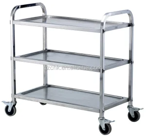 Stainless Steel Service Carts Trolley