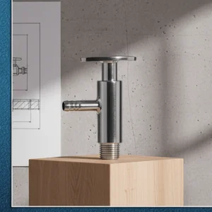 Premium Sanitary Stainless Steel Sampling Valve with BSPT Connection