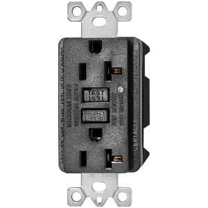20 Amp GFCI Black