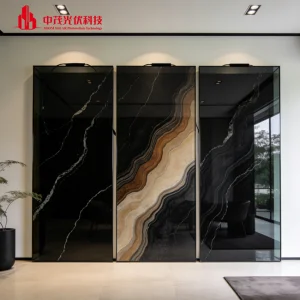 Zoom Solar Customizes Translucent Stone Pattern Cdte Photovoltaic Glass for BIPV Facade Building Integrated Solar Systems