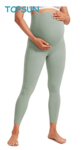 Leggings Maternales Butterluxe para Mujeres Sobre la Barriga 25" - Ropa Activa Suave como Mantequilla para Ejercicio Yoga Embarazo