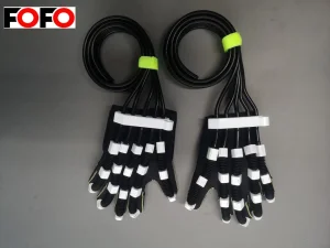Guantes de rehabilitación para los dedos, transpirables, antideslizantes, auxiliares, fijos para la mano, ejercicio de puño tras un derrame cerebral