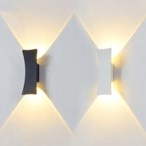 Modern LED Outdoor Wall Pack Light up and Down Glow Waterproof Sconce Light Fixtures Indoor Outdoor Aluminum Wall Lamp