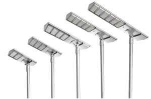 مصباح حديقة تجاري متكامل للطاقة الشمسية LED للإضاءة في مواقف السيارات والشوارع