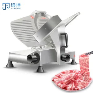 Home Desktop Small Frozen Beef Mutton Slicer Electric Semi-Automatic Mini Meat Slicer