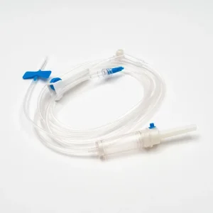Conjunto de infusión desechable de PVC para pacientes pediátricos de clínica con filtro