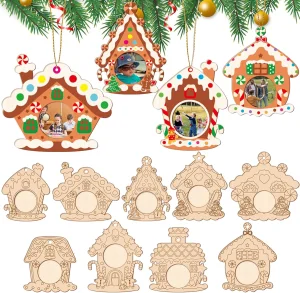 Wood Christmas Picture Frame Ornament DIY Kits