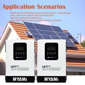 MYAMI 120A 60A 30A MPPT Solar Charge Controller