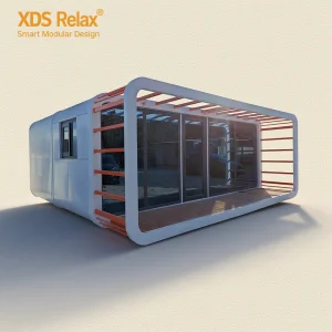 Capsule Cabin Chic Prefab Transportable Modular Tiny Elegant Capsule House Apple Cabin