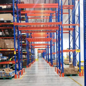 Heavy-duty 8-level Carton Flow Mezzanine Rack System Combines FIFO Storage With High Load Capacity for Warehouse Applications