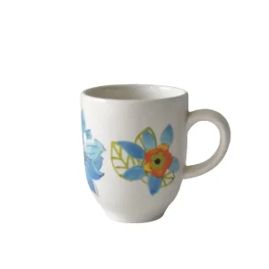 ODM Hand-Painted Blue-Tone Colorful Floral Ceramic Mug Supplier, Company