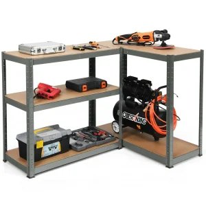 Adjustable Height Metal Shelves 5 Layer Boltless Shelf