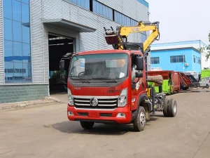 Dump Truck with Crane