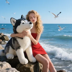 Ce Oem Manufacturers Giant Plush Toy Custom Giant Plush Wholesale Hot Selling Giant Husky Plush