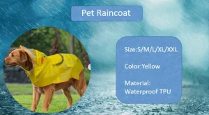 Abrigo de Lluvia de TPU Premium para Perros