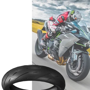 High-Performance Sport Motorcycle Tyre 120/70-17 Front 180/55-17 Rear for Street Racing