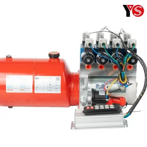 DC24V 2.2KW Motor 2.6cc/r Pump Double-acting Hydraulic Outriggers Hydraulic Power Unit