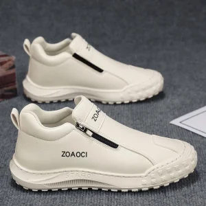Zapatos de tablero casuales cómodos para hombres - Diseño sin cordones