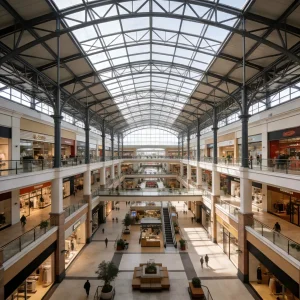 Diseño de Estructuras de Acero Construcción Modular de Gran Espacio Edificio Comercial