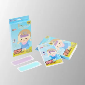 Gentle Home Health Care Cooling Gel Patch for Children Fevers Sooth