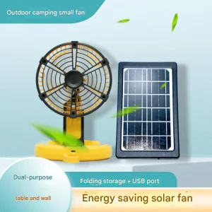 12 Inches Wireless 5200mAh Table Desktop Ventilador Solar Mini USB Portable Charging Outdoor Home Electric Rechargeable Solar Powered Fan