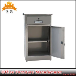 Gabinete de almacenamiento médico simple de acero inoxidable para hospital
