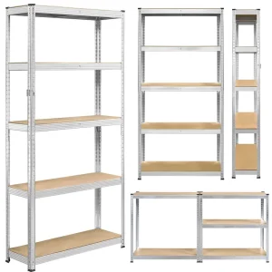 5 Tier Light Duty Steel Shelves