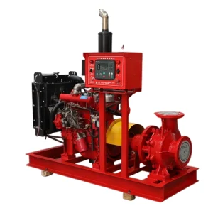UL/FM Listed Electric Irrigation Fire Fighting Pump System Package Diesel Transfer Engine High Pressure Boosting Water Well Submersible Pump Set