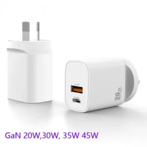 20W QC3.0 GaN Wall Charger with Global Plugs - Travel Fast Charger for Phone &amp; Laptop, Wholesale Price