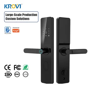 Electronic Smart Fingerprint Password Digital Lock Tuya Ttlock Smart Door Lock Wifi Electronic Digital Fingerprint Smart Lock