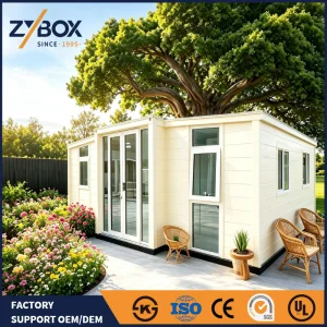 Casa Contêiner Dobrável Casa Contêiner Expandível Casa Modular Pré-fabricada para Apartamento Residencial e Habitação Comunitária