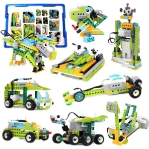 2.4G Remote Control Dinosaur Toys for Kids 6 Years Light Effects Scratch Coding Robotic 47 Courses Educational Toys