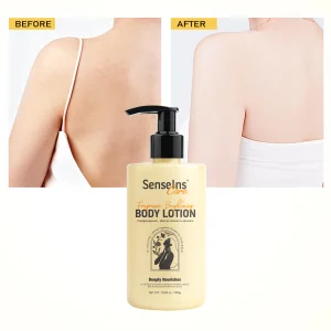 SenselnsCare Fragrance Brightening Body Lotion Private Label Organic Moisturizing Whitening Firming Remove Spots Body Lotion