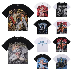 Designer Oversize Cotton Graphic T-Shirt Y2K