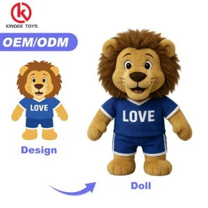 Custom Lion Keychain Plush Toy