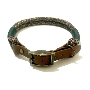 Novo Design Personalizado Coleira de Corda de Nylon Durável e Ajustável em Múltiplas Cores para Cães Pequenos, Médios e Grandes