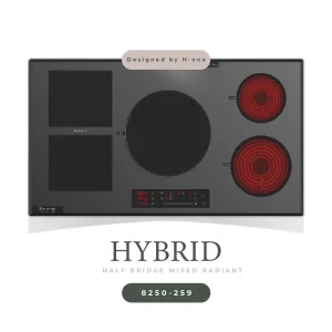 36" Hybrid Induction Cooktop Precise Temperature Control and Ultimate Cooking Experience
