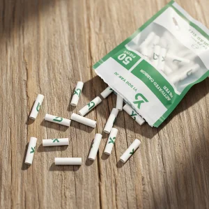 Customizable 6mm Ceramic Tobacco Filter Cartridges