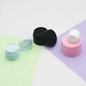 PP Scrub Double Cream Plastic Facial Mask Emulsion Dispenser Jars