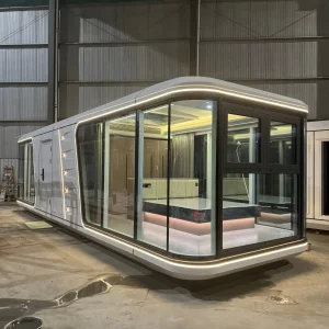 Modern Aluminum Lightweight Space Capsule Movable Prefab House