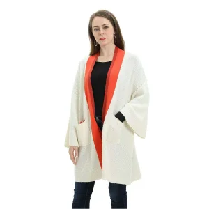 Custom Women Sweater Fashion Women Pocket Cardigans for Ladies Knit Long Cardigan Casual Sweater Women